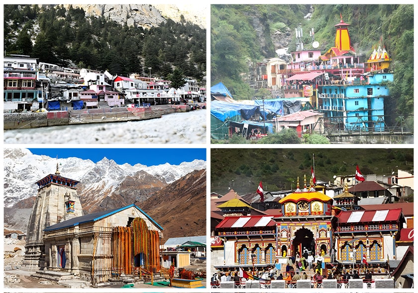 Chardham Tour Half Air & Half Land Kedar & Badri 5 Nights 6 Days from Dehradun